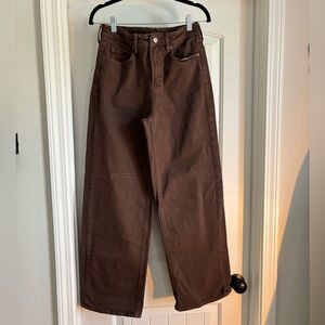 Extra High-Waisted Sky-Hi Wide-Leg Jeans